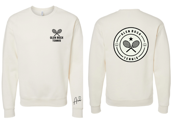 Tennis Crewneck sweatshirt (personalized)