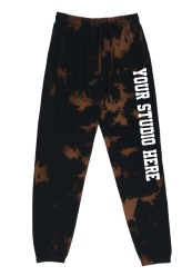 Bleach dye sweatpants