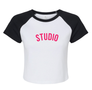 Raglan crop tee